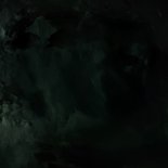 Kerstkaart met groot gouden hart groen fijne kerst Achterkant