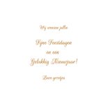 Kerstkaart met hert in het bos 3