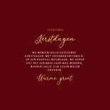 Kerstkaart met illustratie vier advent kaarsen en hulst 3