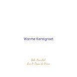 Kerstkaart met kerstbal in kerstboom takken 3