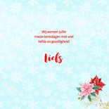 Kerstkaart met luiaard kerstbal 3