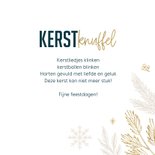 Kerstkaart met takken en sneeuwvlokken 3