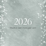 Kerstkaart met twee foto's 2026-2027 2