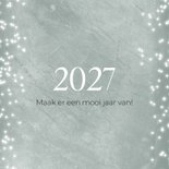 Kerstkaart met twee foto's 2026-2027 2