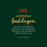Kerstkaart met twee verliefde notenkrakers 3