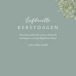 Kerstkaart mistletoe witte duif 3