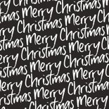 Kerstkaart modern typografisch foto merry christmas Achterkant