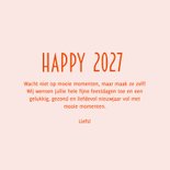 Kerstkaart retro vuurwerk happy 2027 nieuwjaar 3