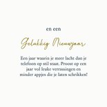 Kerstkaart rode fiets in de sneeuw 3