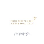Kerstkaart roodborstje nacht maan goud blauw 3