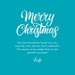 Kerstkaart roze gnoom hip grappig sterretjes merry christmas 3