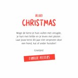Kerstkaart santa claws kat boom humor illustratie 3