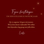 Kerstkaart Save the Date met kabouter 3