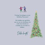 Kerstkaart schaatsen in de stad 3