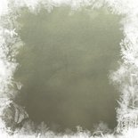 Kerstkaart sneeuw met label Achterkant