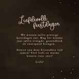 Kerstkaart sprankelend hart liefdevolle kerst met foto 3