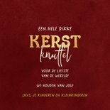 Kerstkaart sterren fotokaders sprankelend rood fijne kerst 3