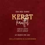 Kerstkaart sterren fotokaders sprankelend rood fijne kerst 3