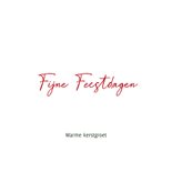 Kerstkaart stijlvol goud 2026 typografie 3