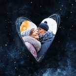 Kerstkaart stijlvol heel veel lichtpuntjes voor 2027 2