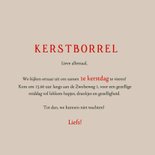 Kerstkaart uitnodiging kerstboom met hondjes 3
