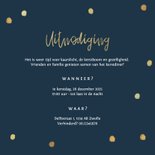Kerstkaart uitnodiging kerstdiner stijlvol winter 3