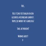 Kerstkaart vet speciale feestdagen frikandel met kerstmuts 3