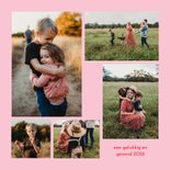 Kerstkaart vrolijke kerstballen illustratie 2