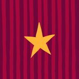 Kerstkaart vrolijke kleuren met drankjes Achterkant