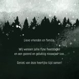 Kerstkaart winter natuur kerstbal 2026 3