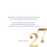 Kerstkaart zakelijk 2027 rood blauw 3