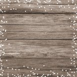 Kerstkaart zakelijk label 2027 en logo op hout Achterkant