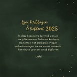 Kerstkaartje fotocollage lief rendiertje lampjes donkergroen 3