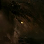 Kerstkaartje met fotocollage 14 kerstballen goud  Achterkant