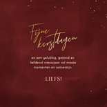 Kerstkaartje rood liefdevol nieuwjaar cliniclowns  3