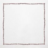 Kerstkrans met houten kader voor eigen foto Achterkant