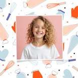 Kinderfeestje bakfeestje confetti roze blauw garde spuitzak 2