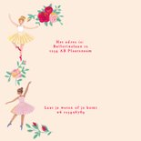 Kinderfeestje ballet ballerina en bloemen 2