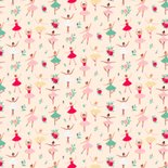 Kinderfeestje ballet ballerina en bloemen Achterkant