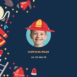 Kinderfeestje brandweer thema met confetti 2