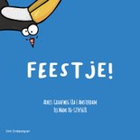 Kinderfeestje ik hoop dat je naar mijn feestje Toekan vogel 2