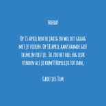 Kinderfeestje ik hoop dat je naar mijn feestje Toekan vogel 3