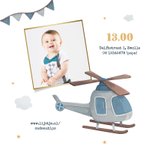 Kinderfeestje jongen vliegtuig helikopter sterren foto feest 2