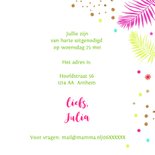 Kinderfeestje luiaard tropisch 3