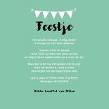 Kinderfeestje uitnodiging stoer en hip met eigen foto's 3
