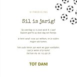 Kinderfeestje uitnodiging voetballen en foto 3