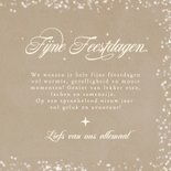 Klassieke kerstkaart met sierlijke tekst Merry Christmas 3