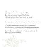 Klassieke rouwkaart lijnillustratie bloemen foto 2