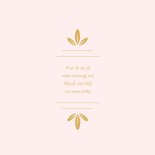 Klassieke save the date kaart met gouden ornament 2