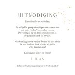 Klassieke uitnodigingskaart vormsel drie duiven goud 3